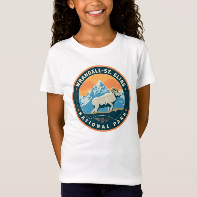 T-Shirt Parc national de Wrangell-St-Elias (Devant)
