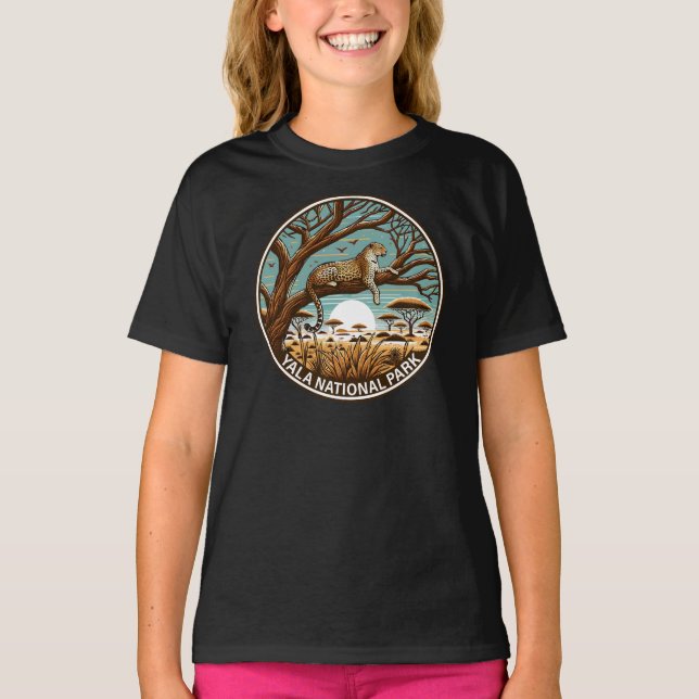 T-shirt Parc national de Yala Sri Lanka (Devant)