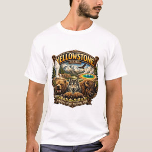 T-SHIRT PARC NATIONAL DE YELLOWSTONE