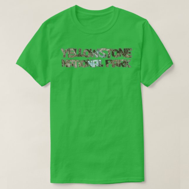 T-shirt Parc national de Yellowstone (Design devant)