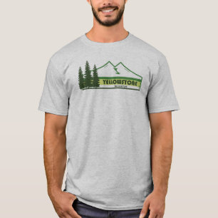 T-shirt Parc national de Yellowstone Grandes vertes
