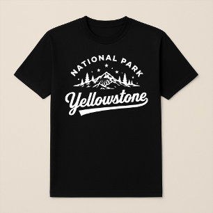 T-shirt Parc national de Yellowstone Mountain & Forest