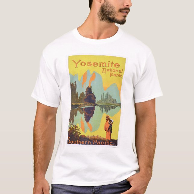 T-shirt Parc national de Yosemite (Devant)