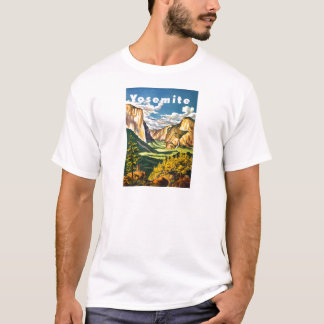 T-shirt Parc national de Yosemite Art de voyage