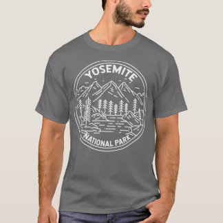 T-shirt Parc national de Yosemite Californie Monoline