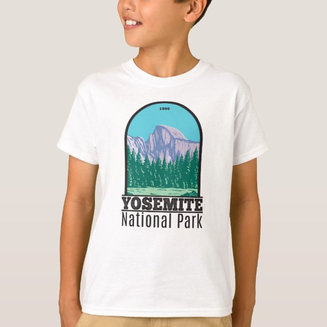 T-shirt Parc national de Yosemite Demi-Dôme Californie T-S (Devant)