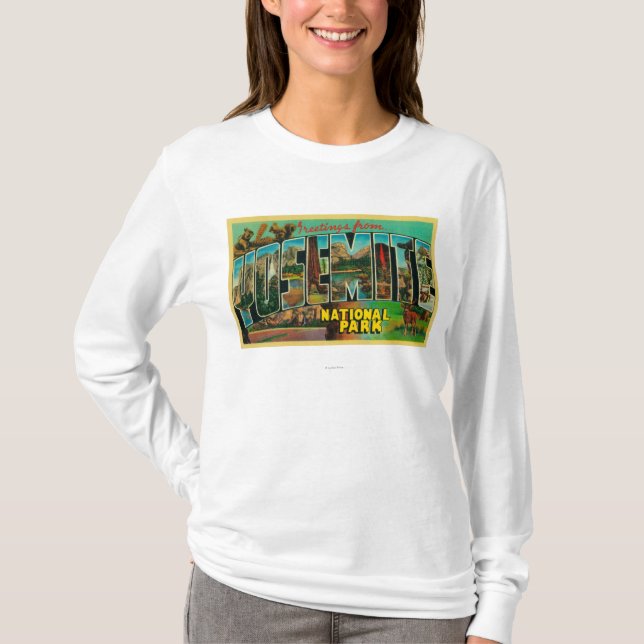 T-shirt Parc national de Yosemite, la Californie - grand (Devant)