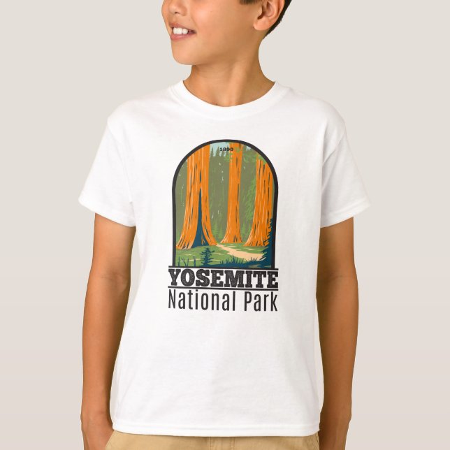 T-shirt Parc national de Yosemite Mariposa Grove Californi (Devant)