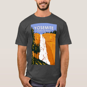 T-shirt Parc national de Yosemite Nevada Falls California 
