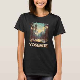T-shirt Parc national de Yosemite vintage Avent de la natu