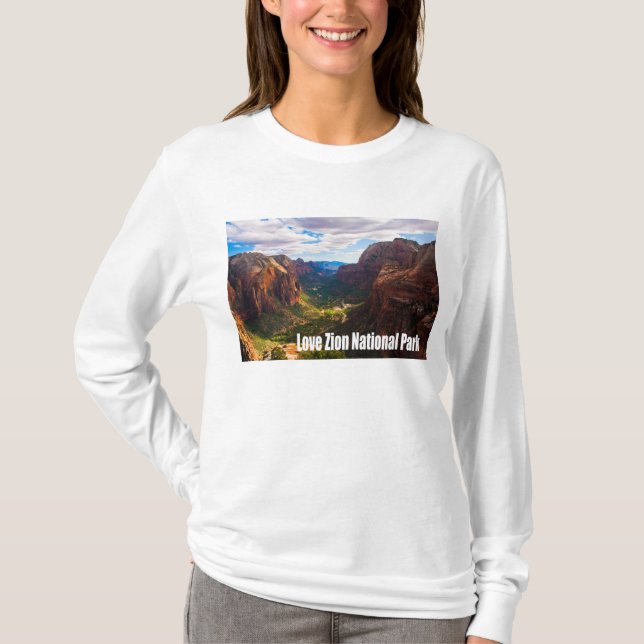 T-shirt Parc national de Zion d'amour (Devant)