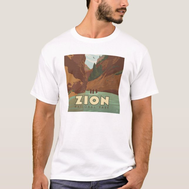 T-shirt Parc national de Zion | Les Étroits (Devant)