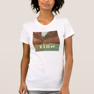 T-shirt Parc national de Zion Les Étroits