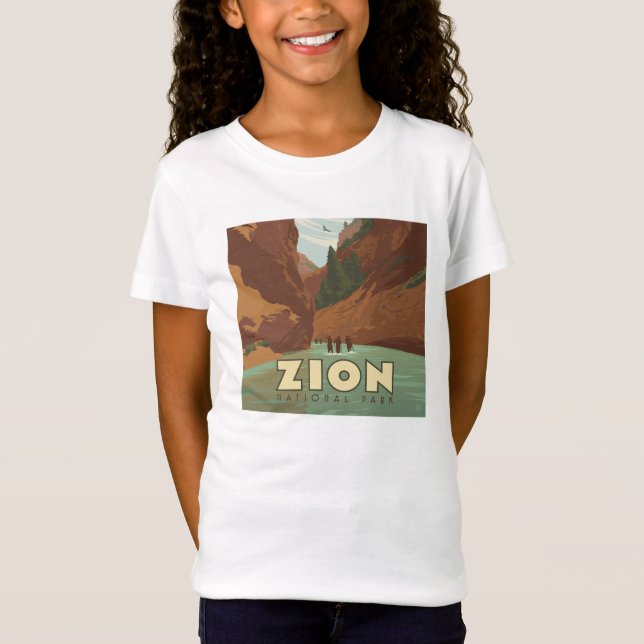 T-Shirt Parc national de Zion | Les Étroits (Devant)