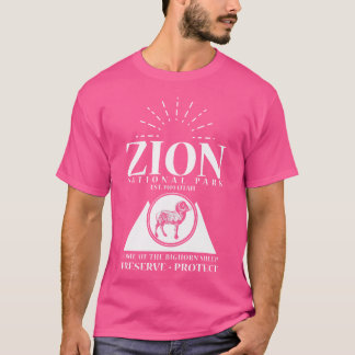 T-shirt Parc national de Zion-Utah Souvenir-Bighorn Sheep-