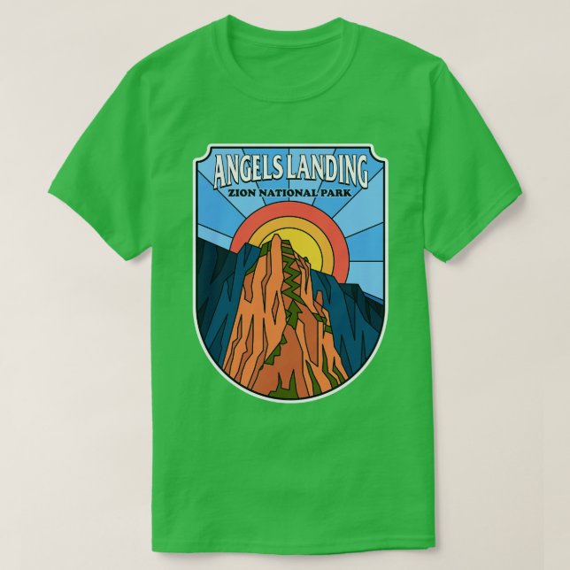 T-shirt Parc national des Anges Langing Zion (Design devant)