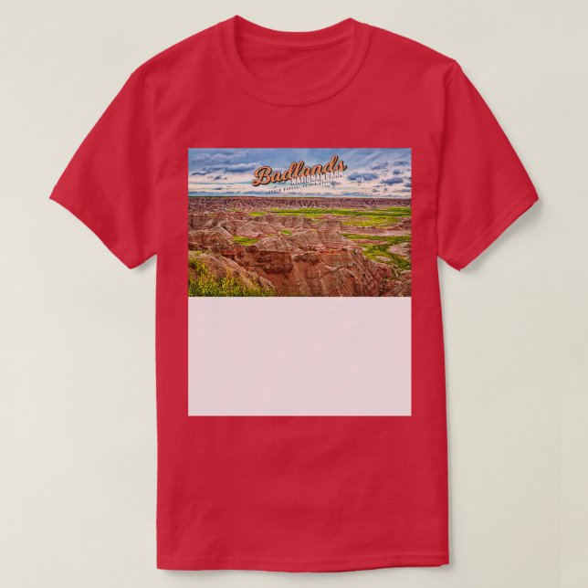 T-shirt Parc national des Badlands 2 (Design devant)
