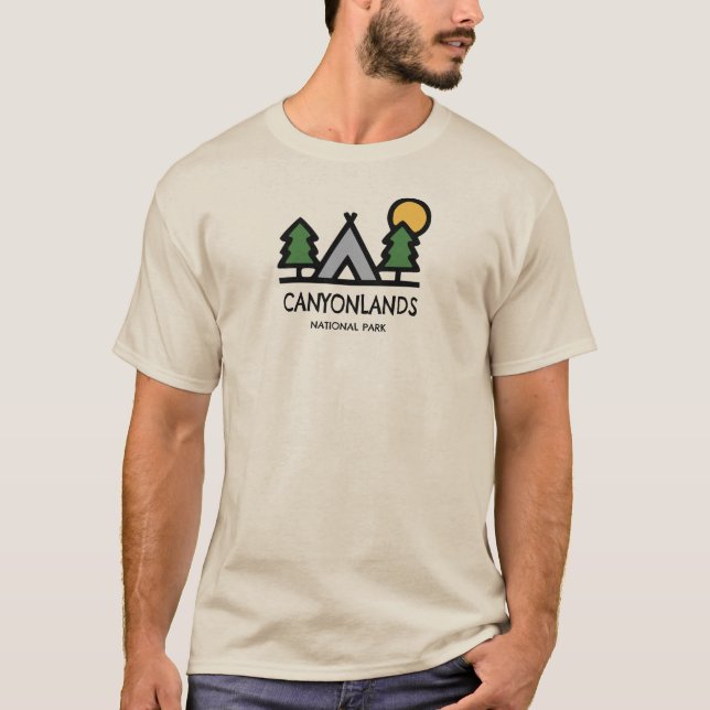 T-shirt Parc national des Canyonlands (Devant)