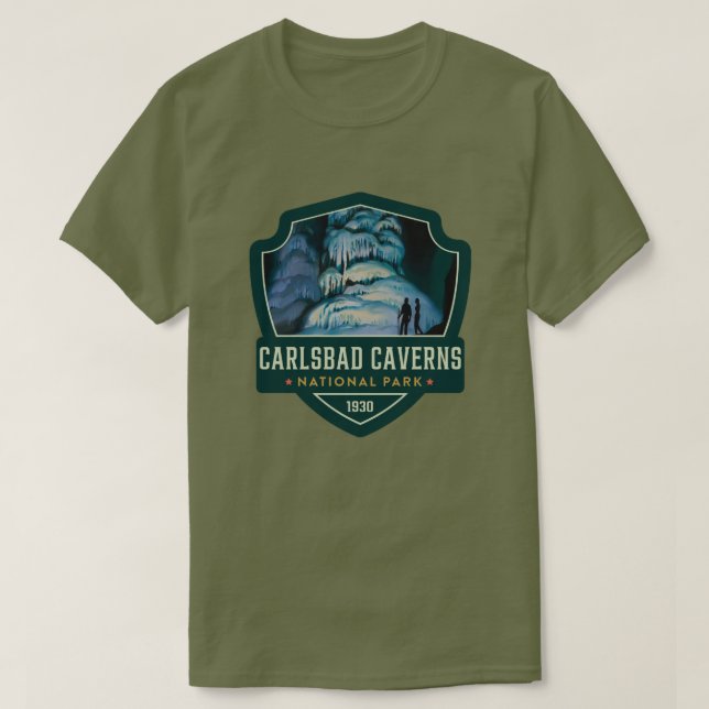 T-shirt Parc national des Cavernes Carlsbad (Design devant)