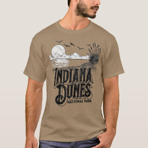 T-shirt Parc national des Dunes de l'Indiana vintage Rétr