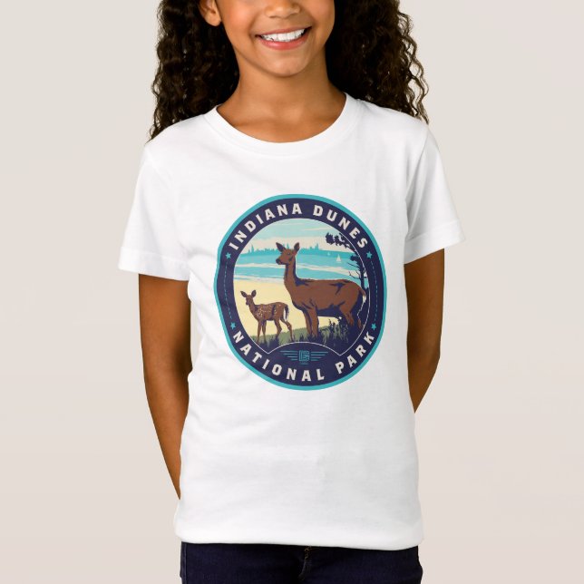 T-Shirt Parc national des dunes d'Indiana (Devant)