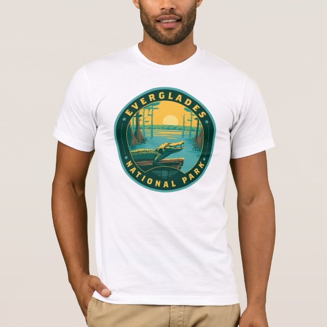 T-shirt Parc national des Everglades (Devant)