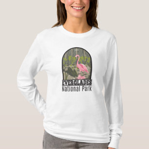 T-shirt Parc national des Everglades Floride Flamant rose