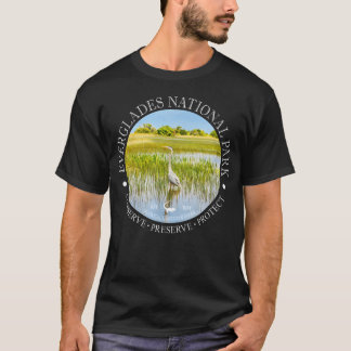 T-shirt Parc national des Everglades Heron
