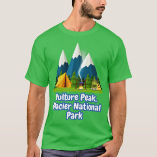 T-shirt Parc national des Glaciers de Vulcain Peak