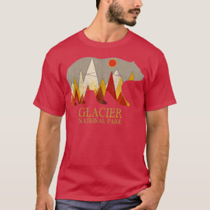 T-shirt Parc national des Glaciers Grizzly Bear Montana