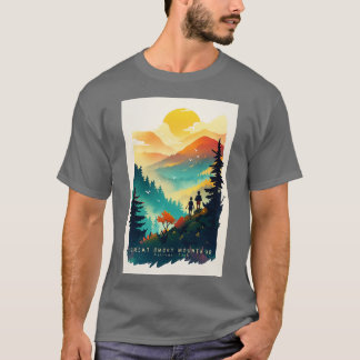 T-shirt Parc national des Great Smoky Mountains Voyage 11