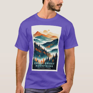 T-shirt Parc national des Great Smoky Mountains Voyage 16