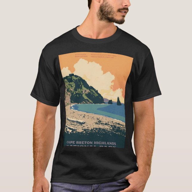 T-shirt Parc national des Hautes-Terres-du-Cap-Breton (Devant)