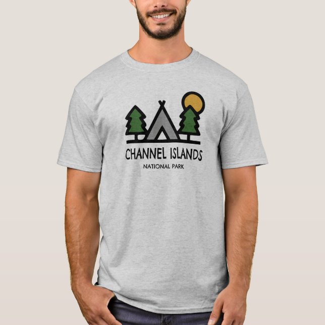 T-shirt Parc national des îles Channel (Devant)