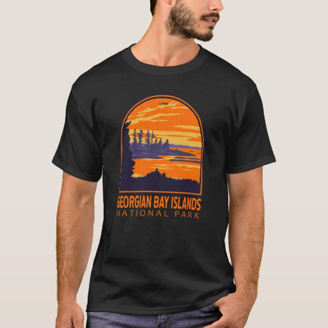 T-shirt Parc national des Îles-de-la-Baie-Georgienne Canad (Devant)