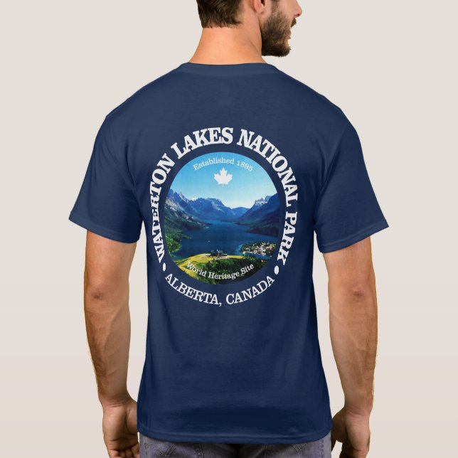 T-shirt Parc national des Lacs-Waterton (Dos)