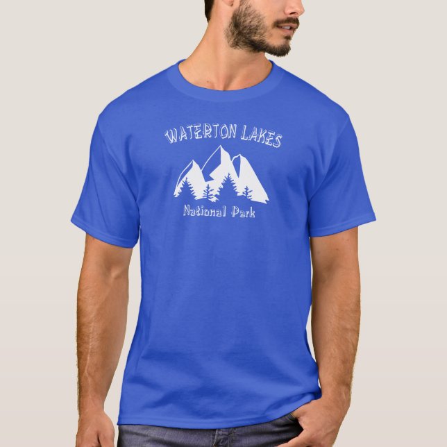 T-shirt Parc national des Lacs-Waterton (Devant)