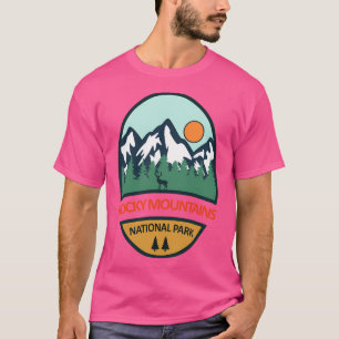 T-shirt Parc national des Rocheuses