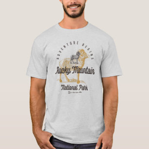 T-shirt Parc national des Rocheuses avec Bighorn