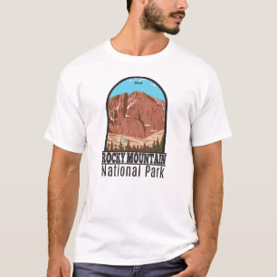 T-shirt Parc national des Rocheuses Colorado Longs Peak