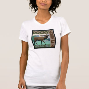 T-shirt Parc national des Rocheuses   Elk