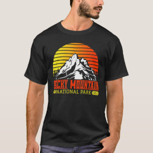 T-shirt Parc national des Rocheuses Souvenirs Colorado B