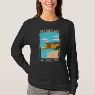 T-shirt Parc national des Tortugas Sec Floride Vint dénudé