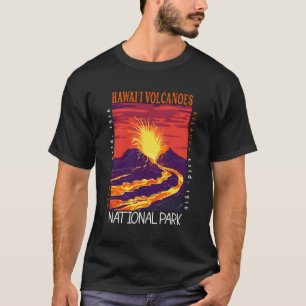 T-shirt Parc national des volcans d'Hawaii Kilauea Volcano