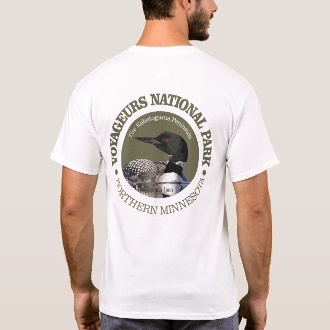 T-shirt Parc national des Voyageurs (Loon) (Dos)