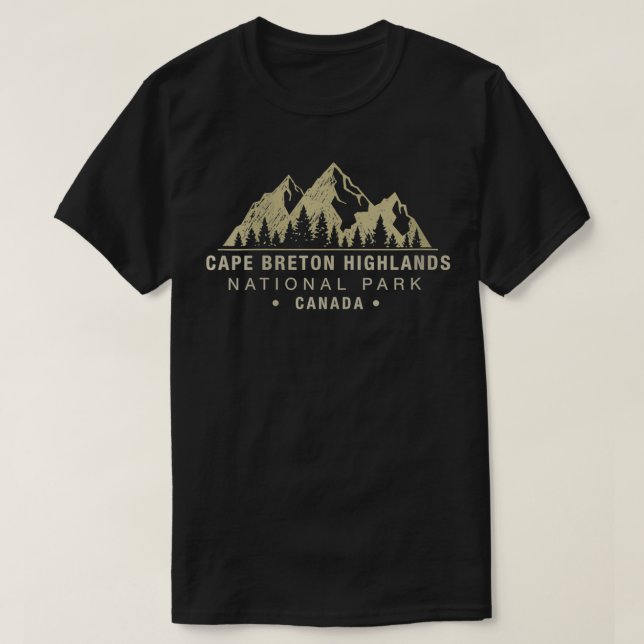 T-shirt Parc national des Womens Cape Breton Highlands VNe (Design devant)