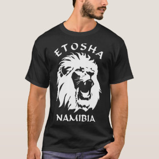 T-shirt Parc national d'Etosha Namibie Face de lion
