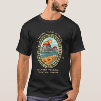 T-shirt Parc national d'Hawaii Volcans Kilauea Mauna Loa