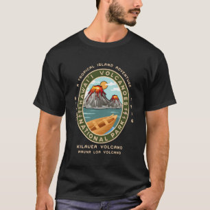 T-shirt Parc national d'Hawaii Volcans Kilauea Mauna Loa