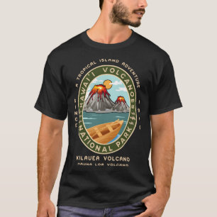 T-shirt Parc national d'Hawaii Volcans Kilauea Mauna Loa